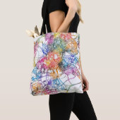 Madrid Spanje Stadskaart Tote Bag (Dichtbij)
