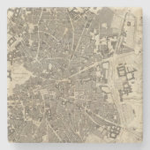 Madrid, Spanje Stenen Onderzetter (Voorkant)