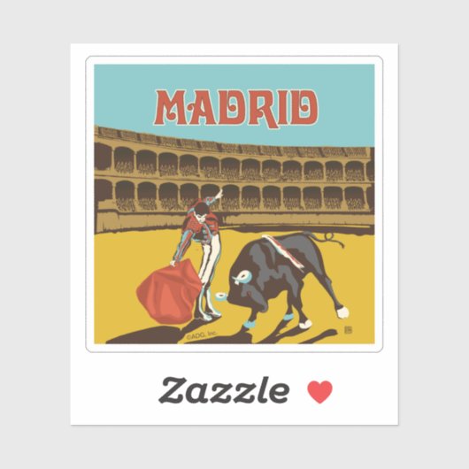 Madrid, Spanje Sticker (Vel)