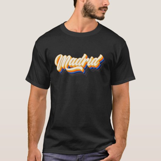 Madrid Spanje stijl Madrid T-shirt (Voorkant)