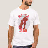 Madrid Spanje T-shirt (Voorkant)