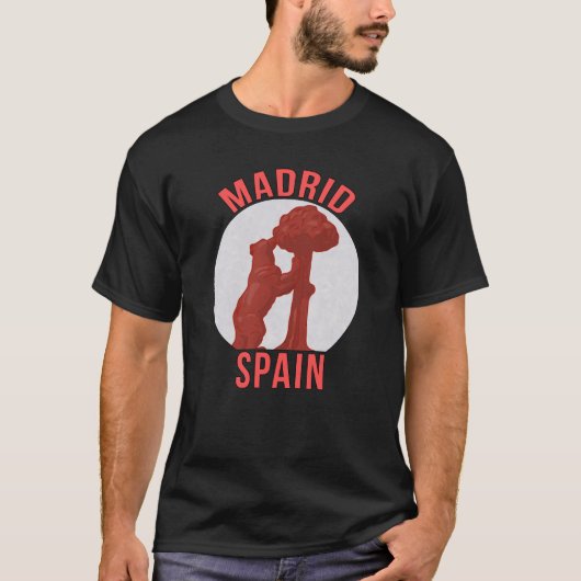 Madrid Spanje T-shirt (Voorkant)
