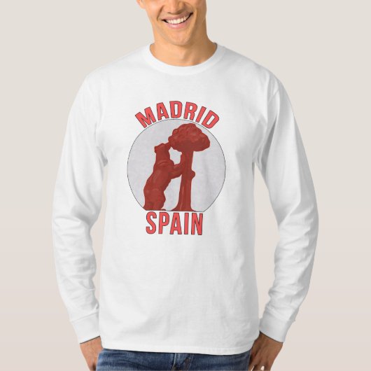 Madrid Spanje T-shirt (Voorkant)