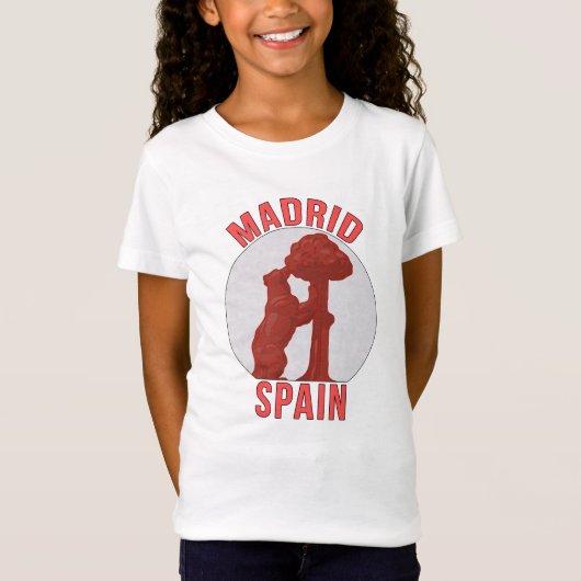 Madrid Spanje T-shirt (Voorkant)