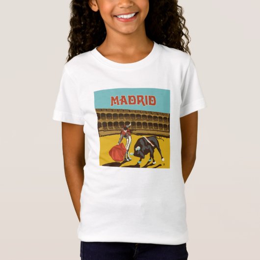 Madrid, Spanje T-shirt (Voorkant)