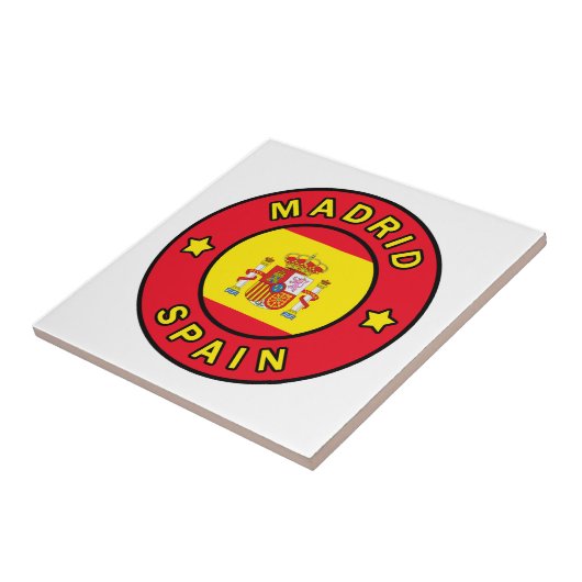 Madrid Spanje Tegeltje (Zijkant)