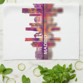 Madrid Spanje Theedoek (Gevouwen)