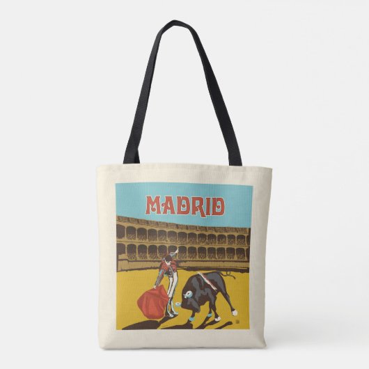 Madrid, Spanje Tote Bag (Achterkant)