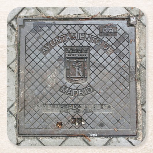 Madrid, Spanje Utility Hoesje - Onderzetter (Voorkant)
