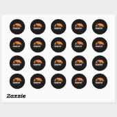 Madrid Spanje Vakantie Ronde Sticker (Vel)