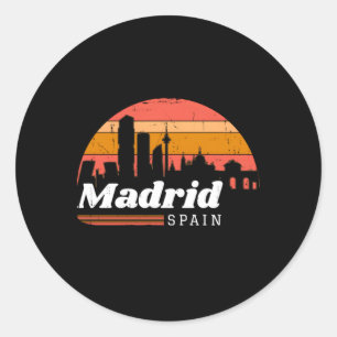 Madrid Spanje Vakantie Ronde Sticker