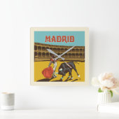 Madrid, Spanje Vierkante Klok (Huis)