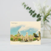Madrid Spanje vintage reizen Beer Briefkaart (Staand voorkant)