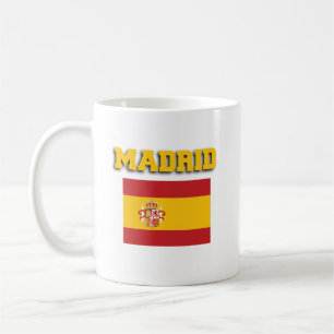 Madrid Spanje Vlag Koffiemok