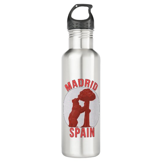 Madrid Spanje Waterfles (Voorkant)