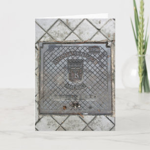 Madrid, Spanje Wenskaart Kaart