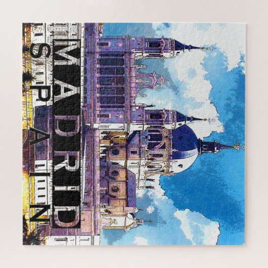 Madrid Square Puzzle Legpuzzel (Horizontaal)