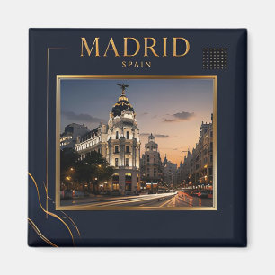 🏛️ Madrid Stad Landmarks Reis Spanje 🇪🇸 Magneet