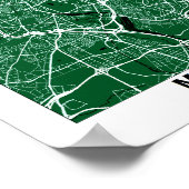 Madrid Stadsplattegrond Poster (Hoek)