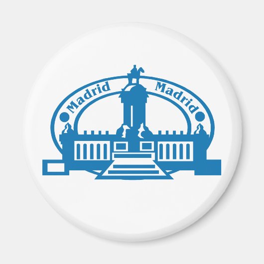 Madrid Stamp Magneet (Voorkant)