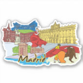madrid sticker (Voorkant)
