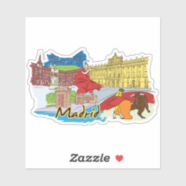 madrid sticker