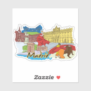 madrid sticker