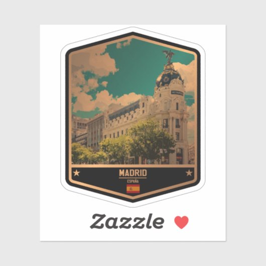 Madrid Sticker (Vel)