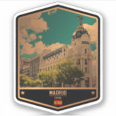Madrid Sticker (Voorkant)