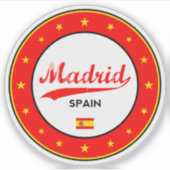 Madrid Sticker (Voorkant)