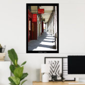 Madrid street scene Print (Thuiskantoor)