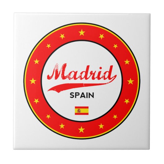 Madrid Tegeltje (Voorkant)