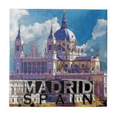 Madrid Tegeltje (Voorkant)