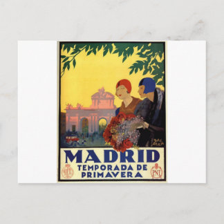 Madrid Temporada de Primavera -  kunstPoster Briefkaart