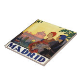 Madrid Temporada de Primavera - kunstPoster Tegeltje (Zijkant)