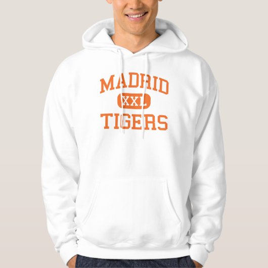 Madrid - Tigers - Madrid High School - Madrid Iowa Hoodie (Voorkant)