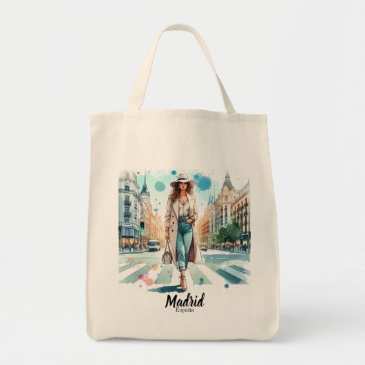 Madrid Tote Bag (Voorkant)