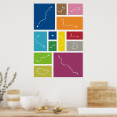 Madrid - Transit Paletten Poster (Keuken)