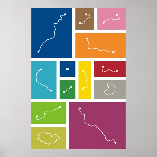 Madrid - Transit Palettes Poster (Voorkant)