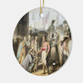 Madrid, uit 'The Victories of the Duke of Welling' Keramisch Ornament (Links)