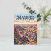 Madrid USA Briefkaart (Staand voorkant)
