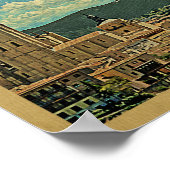 Madrid Vintage Travel Poster (Hoek)