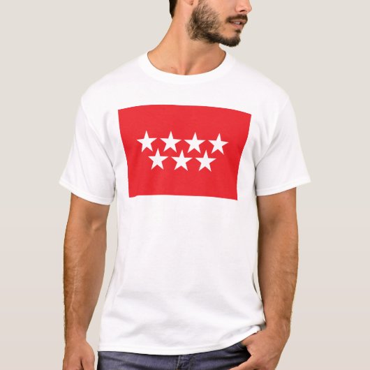Madrid Vlag T-shirt (Voorkant)