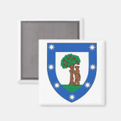 Madrid Wapenmunt Magnet (Voorkant / Achterkant)