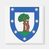 Madrid Wapenmunt Magnet (Voorkant)