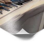 Madrid waterverf kunst foto afdruk (Hoek)