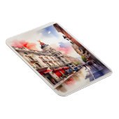 Madrid waterverf kunst magneet (Rechterzijde)