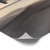 Madrid waterverf kunst poster (Hoek)