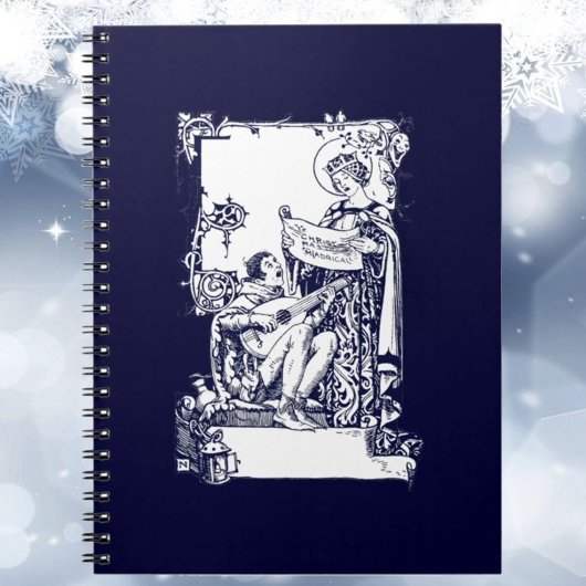 Madrigals voor Kerstmis Notitieboek