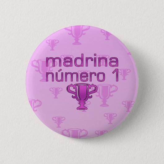 Madrina Número 1 Ronde Button 5,7 Cm (Voorkant)